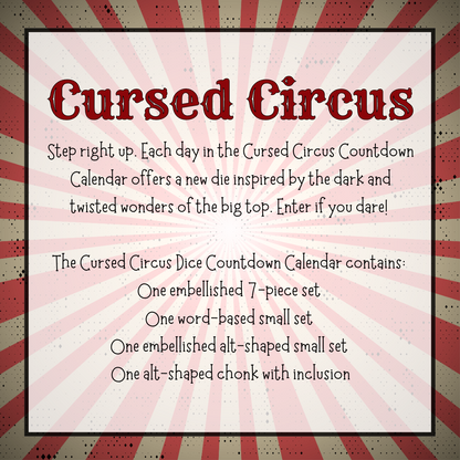 Cursed Circus Countdown Calendar