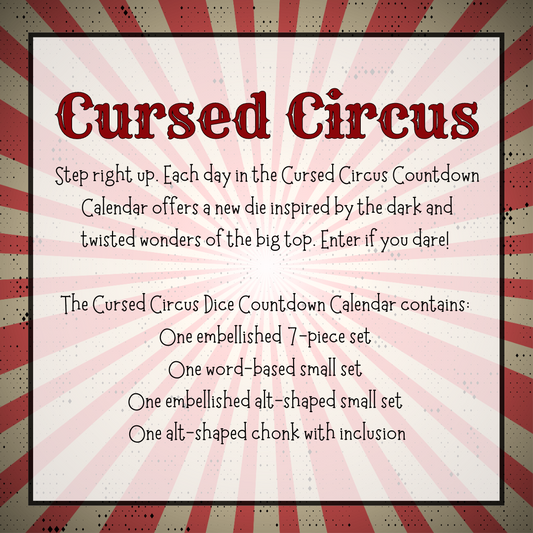 Cursed Circus Countdown Calendar