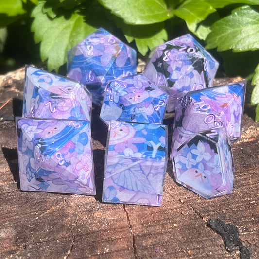 Hiding in the Hydrangeas