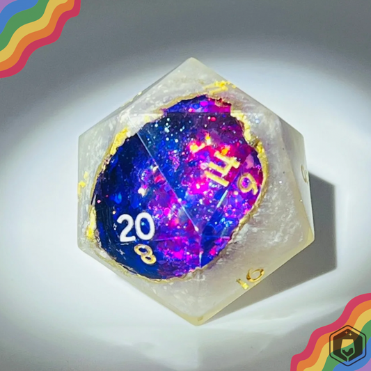 Bi Heart Geode